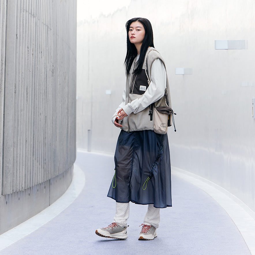 グリッド ブラッシュド レッグ ウォーマーズ | Silver Birch | KEEN