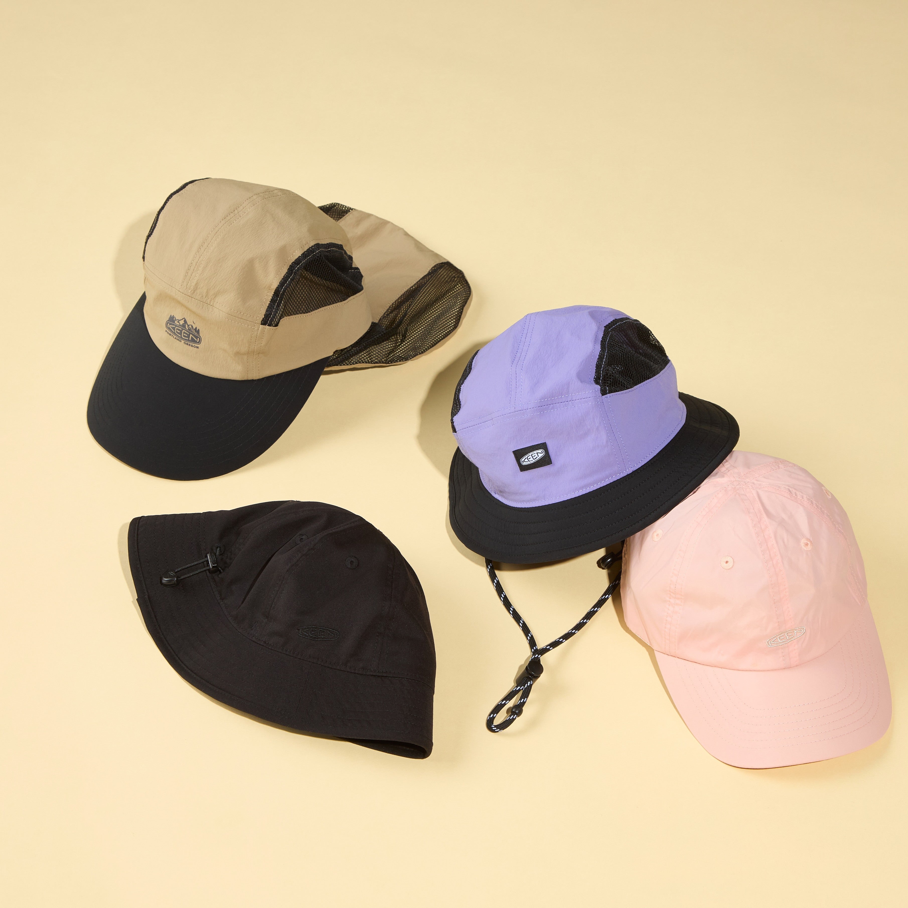 ナイロン ロング ビル キャップ | Oak/Black | KEEN公式オンラインストア