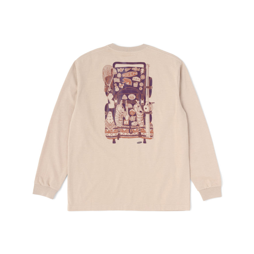 オーシー/アールピー バック プリント ロングスリーブ ティー | KEEN