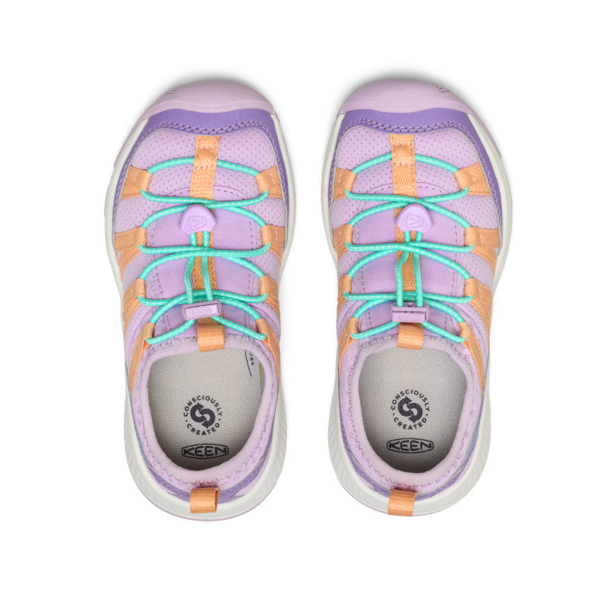 リトルキッズ モトゾア スニーカー | Purple Haze/Peach Fuzz | KEEN
