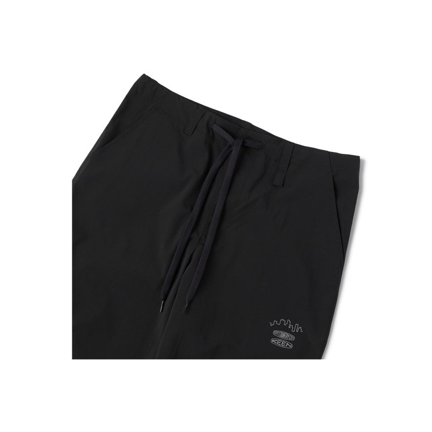 CCC ナイロン ストレート パンツ KEEN x CITY COUNTRY CITY | Black