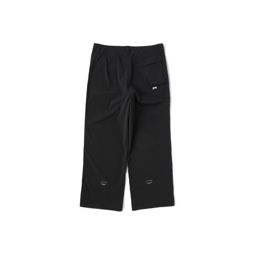 CCC ナイロン ストレート パンツ KEEN x CITY COUNTRY CITY | Black