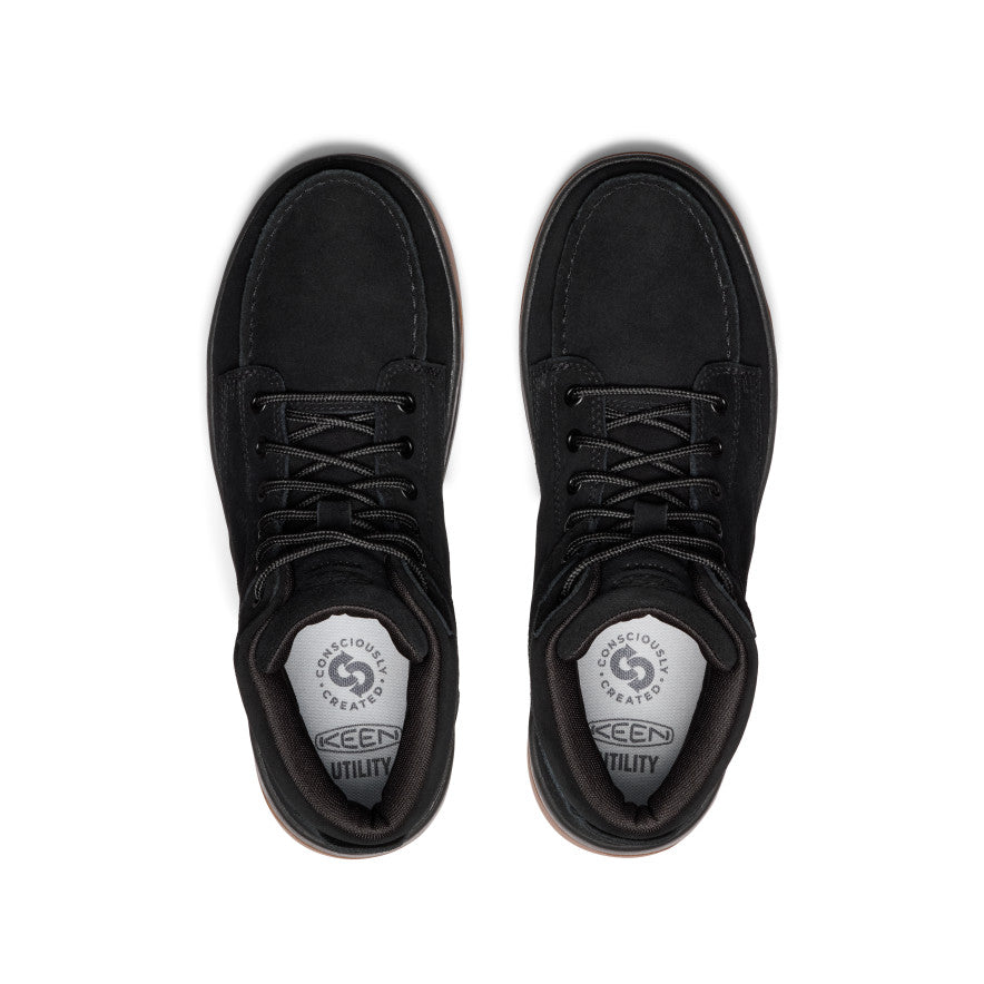 メンズ ギブソン ミッド ソフトトウ | Black/Gum | KEEN公式オンライン