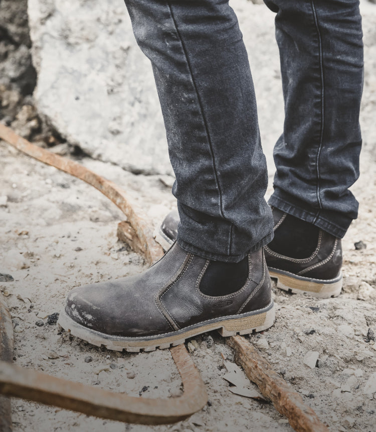 [キーン] 安全靴 SEATTLE ROMEO シアトル ロメオ メンズ CASCADE BROWN/GUM 27.0 cm D KEEN ワークブーツ SEATTLE ROMEO SOFT TOE | ハーレーダビッドソン