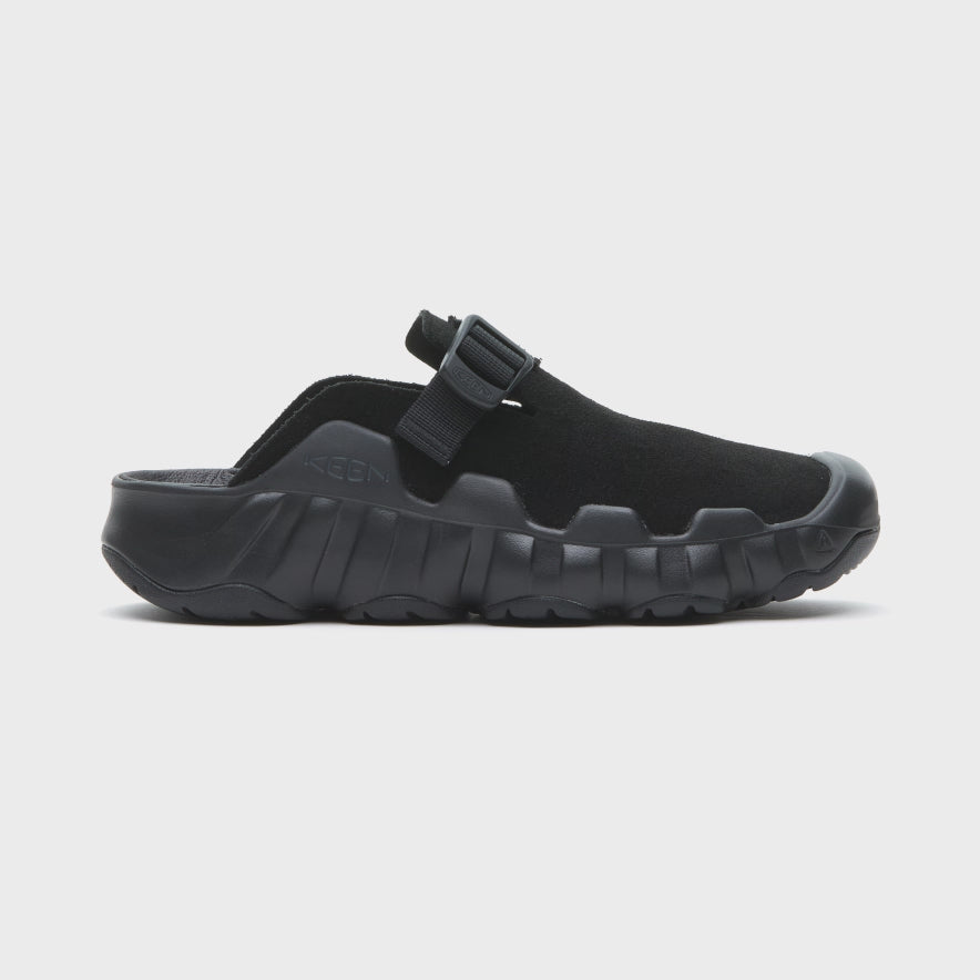 黒 レザー クロッグサンダル GU公式 | レザークロッグサンダル UNDERCOVER