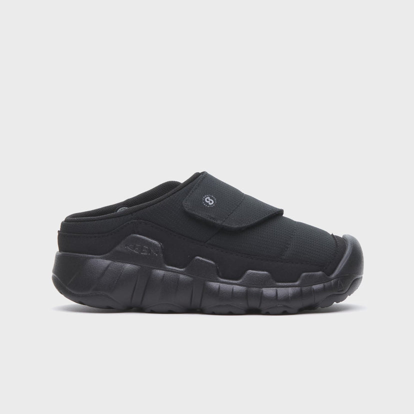 ビッグキッズ ハイパウザー ラップ スリッポン  |  Black/Black